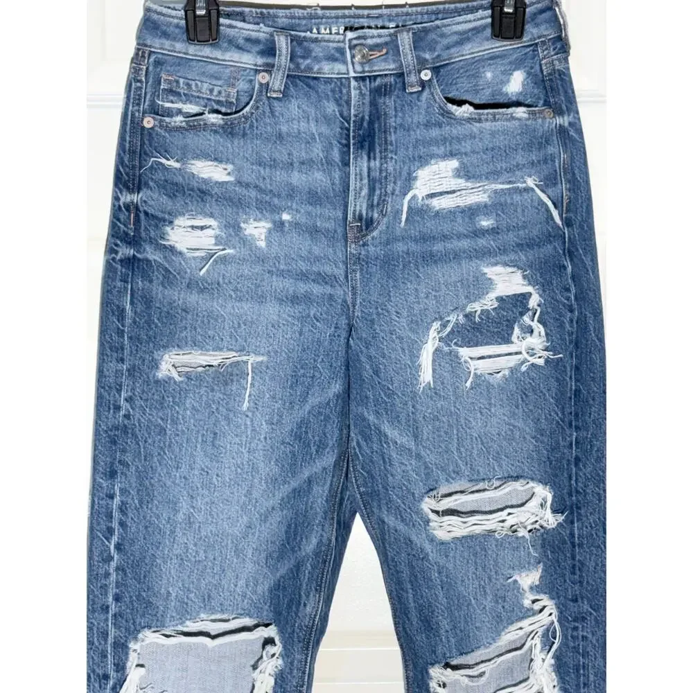 American Eagle Outfitters Mom Straight Jean, Women's Size 4 Regular